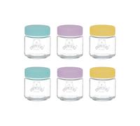 Killner 0025.016 Kilner fermeture en silicone, 6 pots pour bébé de 110 ml, verre, 110 millilitres