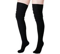 Killstar Chaussettes souples pour femme, noires, taille unique, 1 pièce, Noir, Einheitsgröße Große Größen