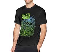 Killswitch Engage Disarm The Descent T Shirt Men's Fashion Cotton Crew Neck Short Sleeve Tunics Black T-Shirts à Manches Courtes(Small)