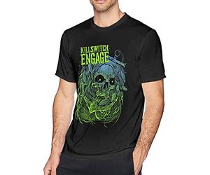 Killswitch Engage Disarm The Descent T Shirt Men's Fashion Cotton Crew Neck Short Sleeve Tunics Black T-Shirts à Manches Courtes(Small)
