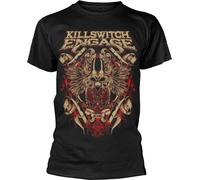Killswitch Engage - "Engage Bio War" T-shirt homme/femme unie RO7084 (XL) (Noir)