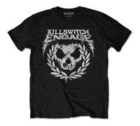 Killswitch Engage - T-Shirt # L Black Unisex # Skull Spraypaint [Import]