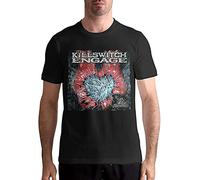 Killswitch Engage T Shirts Men's Tops Short Sleeved Round Neck Cotton Tee S Black XXL