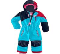 Killtec Kesley Mini Combinaison de Ski avec Capuche et Jupe Pare-Neige Mixte Enfant, Sarcelle, 122/128