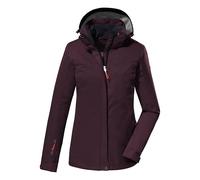 Killtec 40826-000 Veste fonctionnelle pour femme avec capuche zippée amovible Taille courte 133 kg WMN JCKT Bordeaux 18