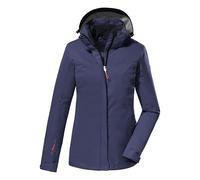 Killtec 40826-000 Veste fonctionnelle pour femme avec capuche zippée amovible Taille courte KOS 133 kg WMN JCKT, jean, 18