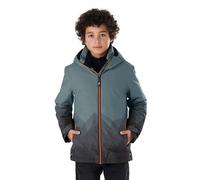 Killtec 42096-000 KSW 383 BYS SKI JCKT Veste de ski fonctionnelle avec capuche et jupe pare-neige pour garçon Bleu fumé 164