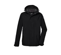 Killtec 42921-000 Veste fonctionnelle pour homme avec capuche zippée amovible, taille courte KOS 183 kg, MN JCKT_XENIOS, noir, 25, 42921-000