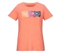 killtec 43784-000 KOS 18 WMN TSHRT T-Shirt Fonctionnel pour Femme Corail Brillant Taille 46