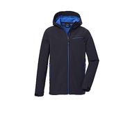 Killtec Boy´s Kow 157 Bys Sftshll Jckt La Veste Softshell À Capuche D'extérieur Est Déperlante, Black Blue, 164 EU