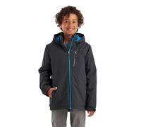 killtec Garcon Veste fonctionnelle avec capuche/veste d'hiver imperméable KOW 159 BYS JCKT, black blue, 128, 40915-000
