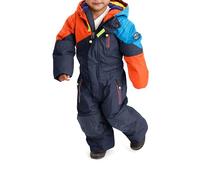 Killtec Boys Combinaison de Ski avec Capuche et Jupe Pare-Neige - Kesley Mini, Bleu Marine foncée, 98/104, 34353-000