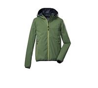 killtec Boy's Veste fonctionnelle/veste d'extérieur à 2 couches avec capuche, compressible KOS 230 BYS JCKT, nature green, 176, 39648-000