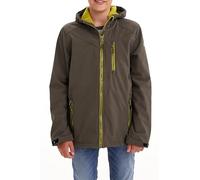 Killtec boys Veste softshell/veste de plein air avec capuche - Veste softshell pour garçon, vert anthracite, 140, 37768-000