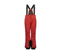 Killtec Erielle Pantalon Fonctionnel avec Bretelles Amovibles, Protection des Bords et Jupe Pare-Neige Femme, Rouge Clair, 36