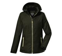Killtec Female Veste d'extérieur/veste fonctionnelle avec capuche amovible KOW 142 WMN JCKT, dark olive, 50, 38878-000