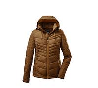 Killtec Female Veste matelassée à capuche zippée KOW 149 WMN QLTD JCKT, dark curry, 38, 37420-000