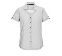 killtec Femme Blouse Fonctionnelle à Manches Courtes/Blouse KOS 46 WMN WVN SHRT, Nachtblau, 46, 42842-000