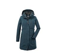killtec Femme womens Parka fonctionnelle avec capuche zippée KOW 165 WMN PRK KOW 165 WMN PRK, hellpetrol, 46, 37726-000, light petrol