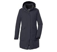 killtec Femme Damen Funktionsparka Parka Manteau Imperméable Avec Capuche Amovible, Dark Navy, 44 EU