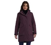 Killtec Femme Damen Funktionsparka Parka Manteau Imperméable Avec Capuche Amovible, Dark Plum, 46 EU