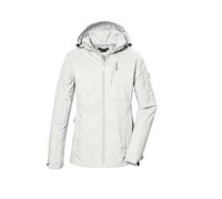 killtec Femme Kos 121 Wmn Sftshll Jckt Grphic Veste Softshell Outdoor Avec Capuche Amovible, Broken White, 48 EU