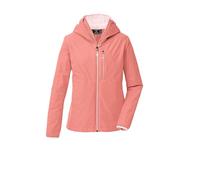 killtec Femme Kos 73 Wmn Jckt Veste Fonctionnelle De Pluie Imperméable Avec Capuche, Pliable, Light Peach, 44 EU