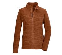 killtec Femme Kow 106 Wmn Flc Jckt Veste Polaire Avec Col Montant, Cinnamon/dk. Apricot AOP, 48 EU