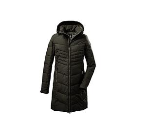 Killtec Femme Kow 150 Wmn Qltd Prk Parka matelass e avec capuche zipp e, dark olive, 38 EU