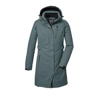 killtec Femme Kow 303 Wmn Prk Parka Fonctionnelle/parka Avec Capuche Amovible, Blue Grey Melange, 38 EU