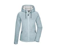 Killtec Femme Kow 5 Wmn Kntflc Jckt Veste Polaire Tricotée Avec Capuche, Light Ice-blue AOP, 50 EU