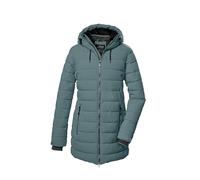 killtec Femme Kow 55 Wmn Qltd Prk Parka Matelassée/parka Avec Capuche, Blue Grey, 46 EU