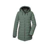 killtec Femme Kow 55 Wmn Qltd Prk Parka Matelassée/parka Avec Capuche, Green-grey, 36 EU