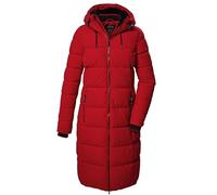 killtec Femme Kow 56 Wmn Qltd Manteau Matelassé/fonctionnel En Aspect Duvet Avec Capuche, Dark Red, 42 EU