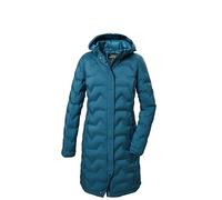 killtec Femme Kow 9 Wmn Qltd Prk Parka Matelassée/Fonctionnelle Avec Capuche, Light Petrol, 46 EU