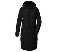 killtec Femme Manteau matelassé/fonctionnel en aspect duvet avec capuche KOW 56 WMN QLTD CT, schwarz, 46, 41810-000