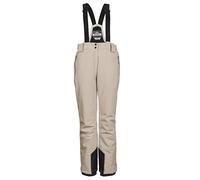 killtec Femme Pantalon de Ski/Fonctionnel avec Bretelles Amovibles, Protection des Bords et Jupe Pare-Neige KSW 249 WMN Ski PNTS_ERIELLE, Hell Taupe, 40, 43428-000