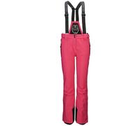 killtec Femme Pantalon de Ski/Pantalon à Bretelles de Ski avec bavette Amovible et Protection des carres Laraka, Pink, 36, 35247-000