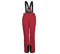 killtec Femme Pantalon Fonctionnel/de Ski avec Bretelles Amovibles KSW 249 WMN Ski PNTS, Modern Red, 44, 37559-000