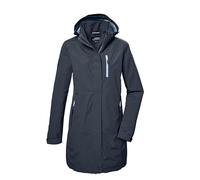 killtec Femme Parka fonctionnelle/parka avec capuche amovible KOS 30 WMN PRK, deep water, 36, 42918-000
