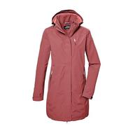 killtec Femme Parka fonctionnelle/parka avec capuche amovible KOS 30 WMN PRK, hell sienna rot, 50, 42918-000