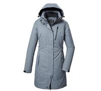 killtec Femme Parka fonctionnelle/parka avec capuche amovible KOW 303 WMN PRK, graumelange, 38, 41815-000