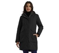 killtec Femme Parka/manteau imperméable avec capuche amovible Damen Funktionsparka, schwarz, 44, 43284-000