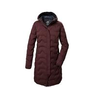 killtec Femme Parka matelassée/parka fonctionnelle avec capuche KOW 9 WMN QLTD PRK, dunkelweinrot, 38, 41806-000