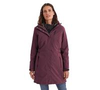 killtec Femme Parka/parka fonctionnelle avec capuche zippée KOW 165 WMN PRK, dark plum, 46, 37726-000