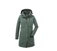 killtec Femme Parka Technique Imperméable Polaire KOW 165 WMN PRK | Imperméabilité 10 000 mm | Coutures soudées | Respirabilité 3 000 g/m²/24 h | Sans PFC | Ajustement latéral