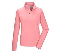 killtec Femme T-Shirt en Polaire avec col Montant et Fermeture éclair KSW 101 WMN FLC SHRT, hellpink, 44, 40880-000