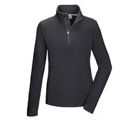 killtec Femme T-Shirt en Polaire avec col Montant et Fermeture éclair KSW 101 WMN FLC SHRT, Schwarz Blau, 44, 40880-000