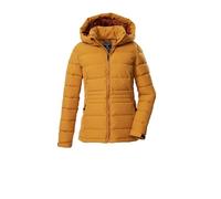killtec Femme Veste/blouson matelassé(e) aspect duvet avec capuche KOW 10 WMN QLTD JCKT, inka gold, 38, 43302-000