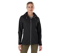 killtec Femme Veste de pluie/veste fonctionnelle imperméable avec capuche Damen Regenjacke OOKS 1, schwarz, 46, 43767-000